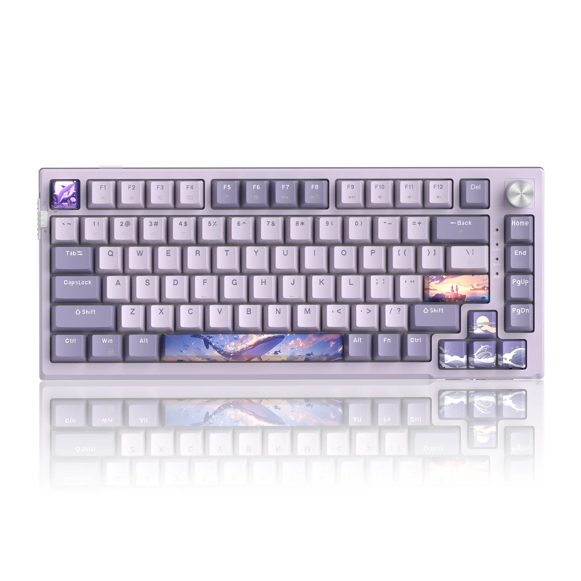 MageGee SKY81 75% Gasket Mounted Keyboard with Knob (Wired Only &amp; Tri-Mode Options)