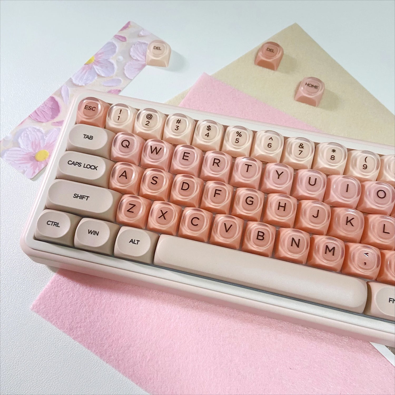 Foundation Jelly Crystal HOA Profile PBT Keycaps