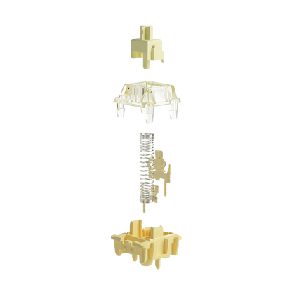 Akko V5 Pro Cream Yellow  5 Pin 50gf Thocky Linear Factory Lubed Switch