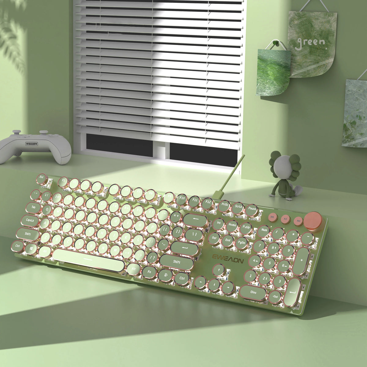 V20 Punk Mechanical Keyboard | Vintage Typewriter Style | SwitchSmiths