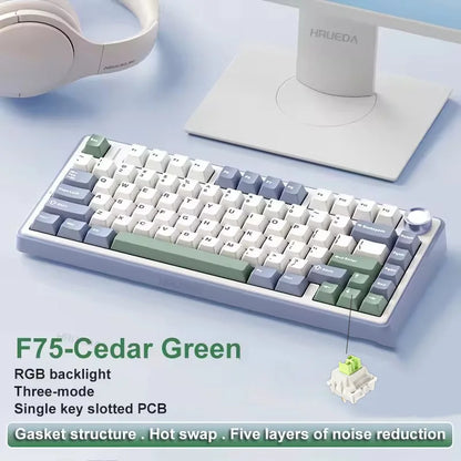 AULA F75 Wireless Gasket Mounted 75% Keyboard