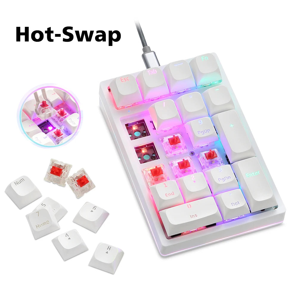 K24Pro Mechanical Gasket Mounted Hot-Swappable Wired  Numpad