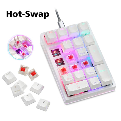 K24Pro Mechanical Gasket Mounted Hot-Swappable Wired  Numpad