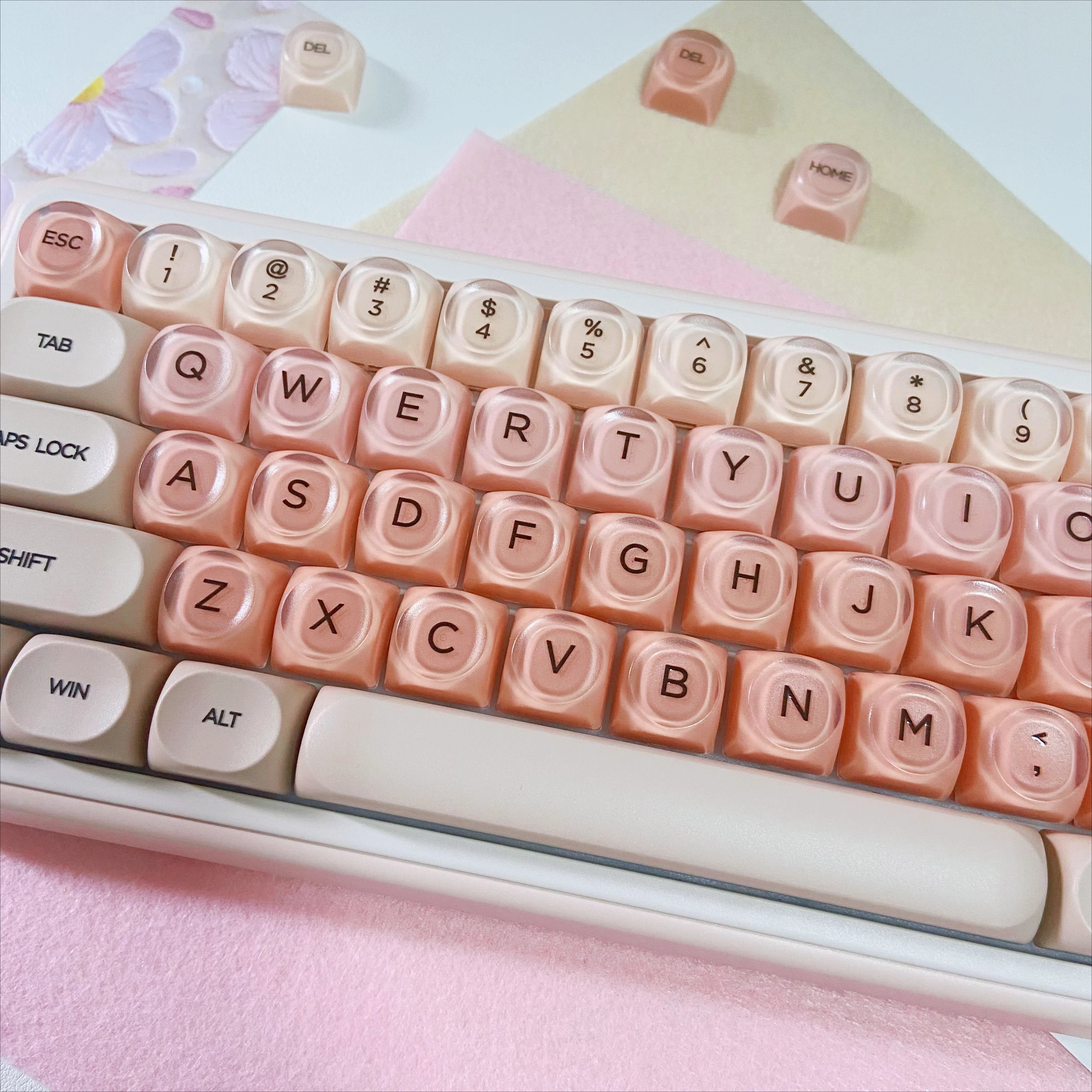 Foundation Jelly Crystal HOA Profile PBT Keycaps