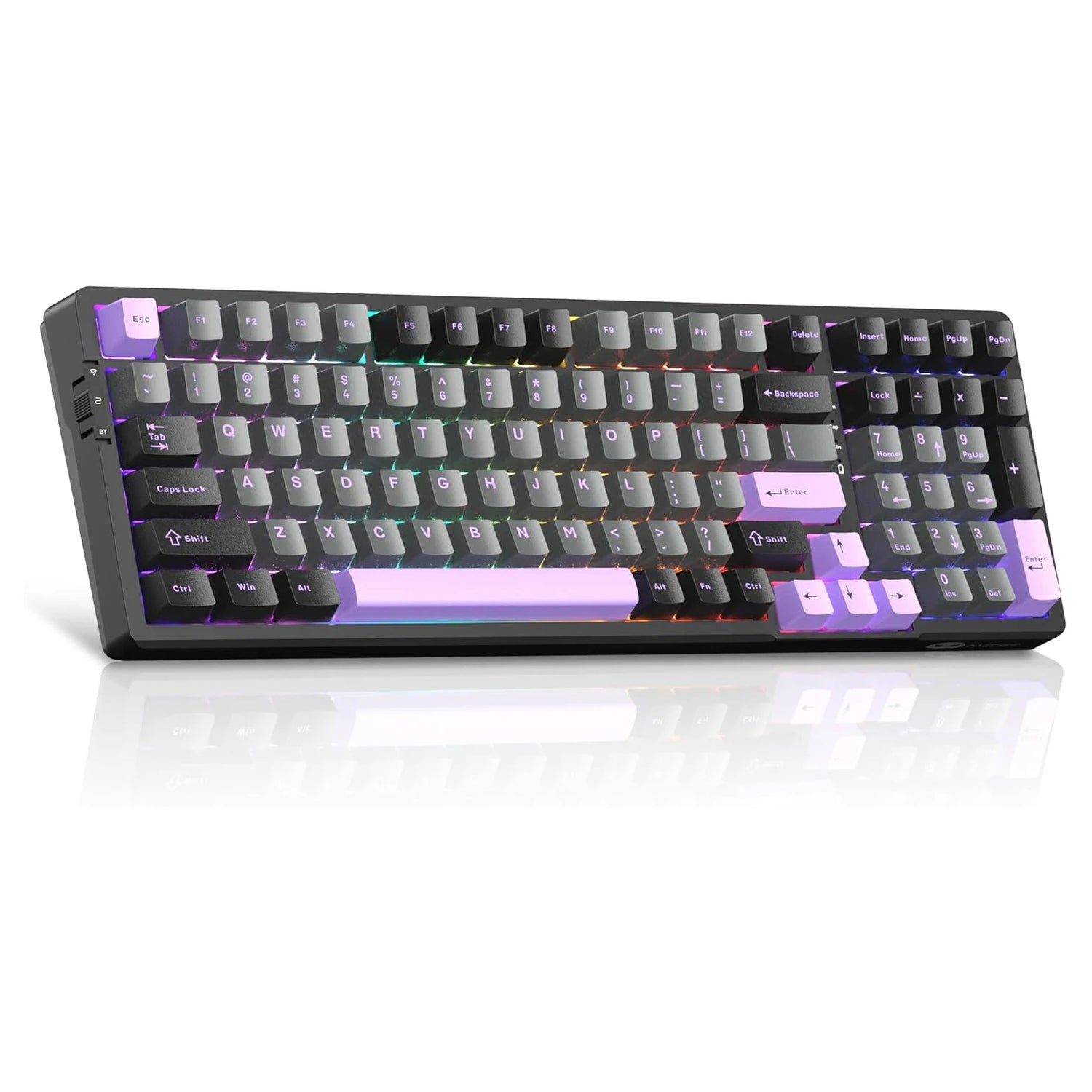 MageGee LIGHT100 Gasket Mounted, Hot Swappable, Tri-Mode, RGB Backlit Mechanical Keyboard