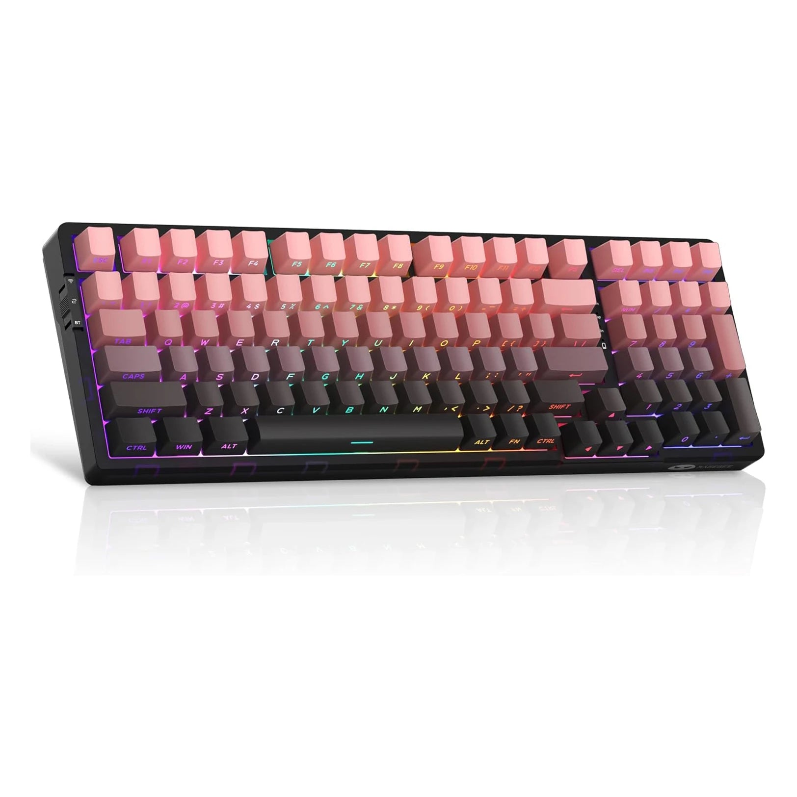 MageGee LIGHT100 Gasket Mounted, Hot Swappable, Tri-Mode, RGB Backlit Mechanical Keyboard