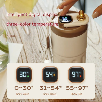 Stainless Steel LED Temperature Display Coffee Cup