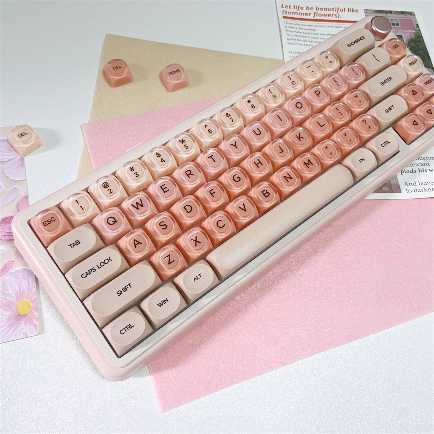 Foundation Jelly Crystal HOA Profile PBT Keycaps