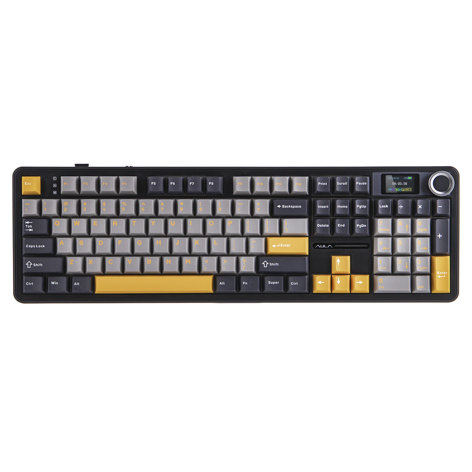 EPOMAKER AULA F108 PRO Full Size 100% Layout Gasket Mounted Wireless Keyboard