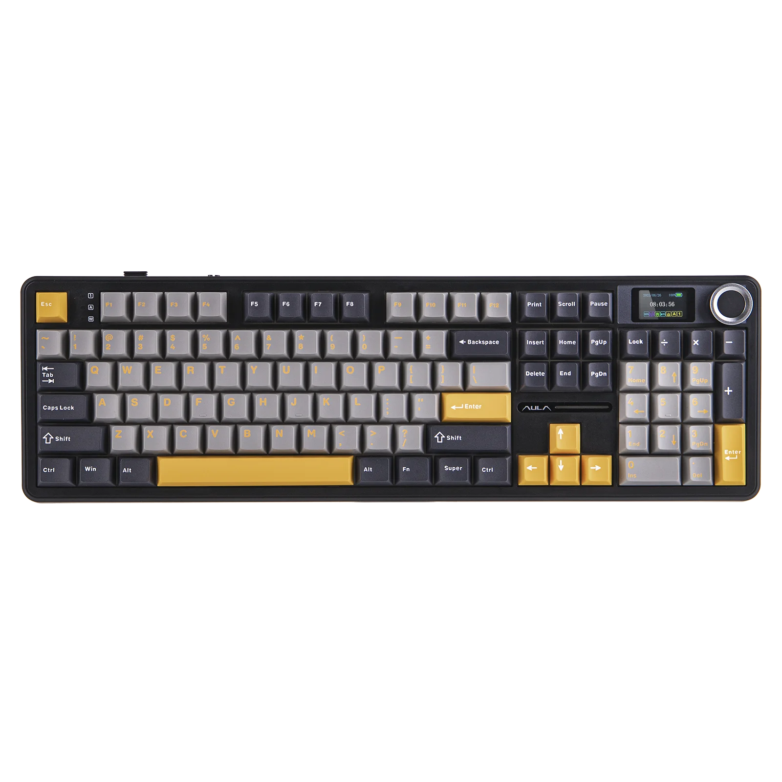 EPOMAKER AULA F108 PRO Full Size 100% Layout Gasket Mounted Wireless Keyboard