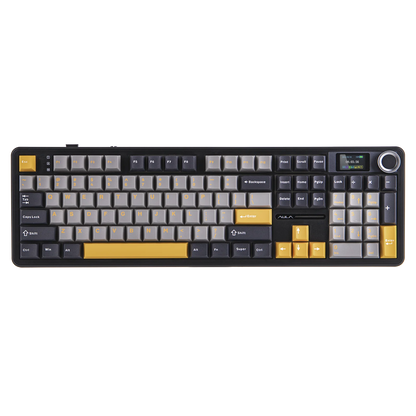 EPOMAKER AULA F108 PRO Full Size 100% Layout Gasket Mounted Wireless Keyboard