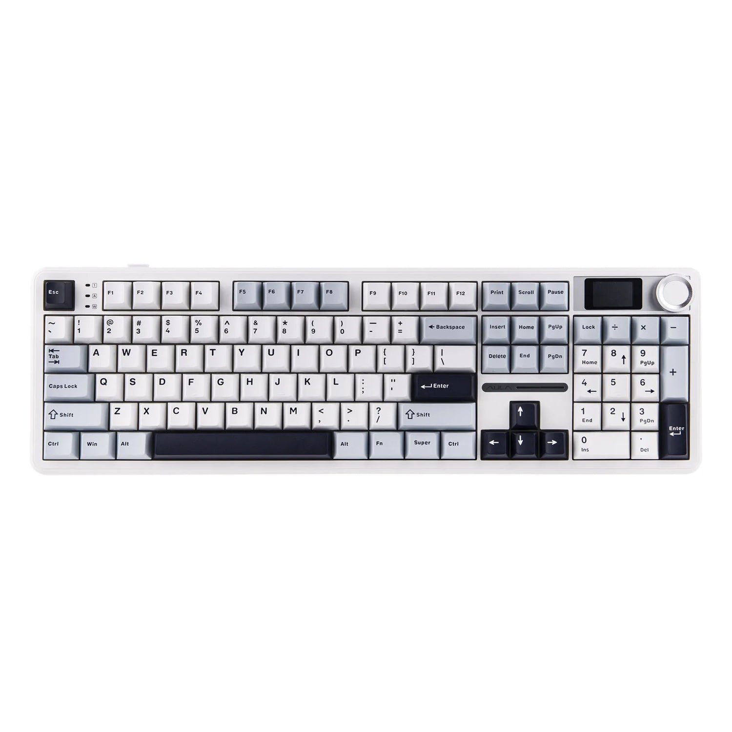 EPOMAKER AULA F108 PRO Full Size 100% Layout Gasket Mounted Wireless Keyboard