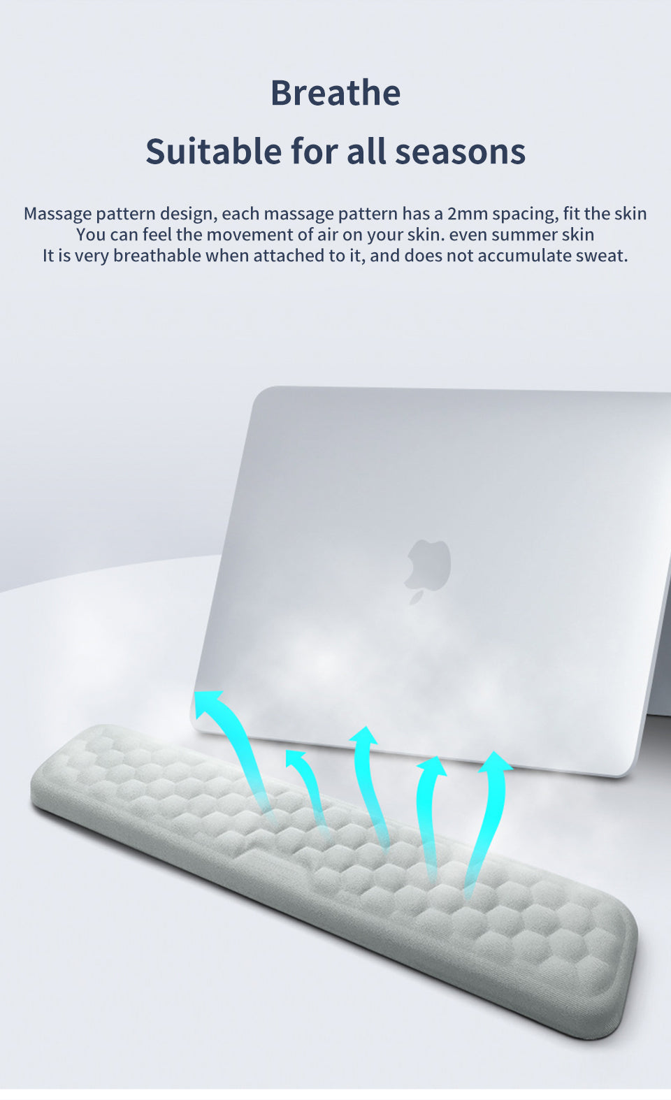 Ergonomic Keyboard &amp; Mouse Memory Foam Wrist Rest