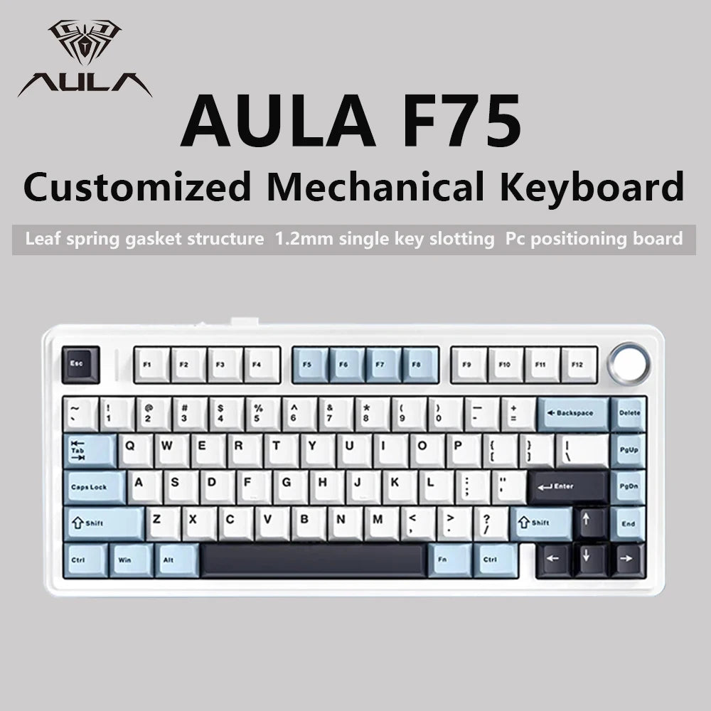 AULA F75 Wireless Gasket Mounted 75% Keyboard