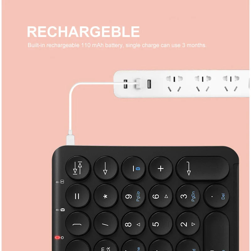 BOW 22 Keys Wireless Rechargeable Number Pad