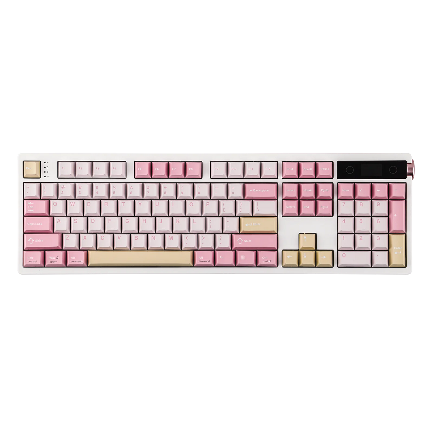 EPOMAKER TH108 PRO 100% Full-Sized Hot-Swap Wireless Keyboard with Screen &amp; Knob