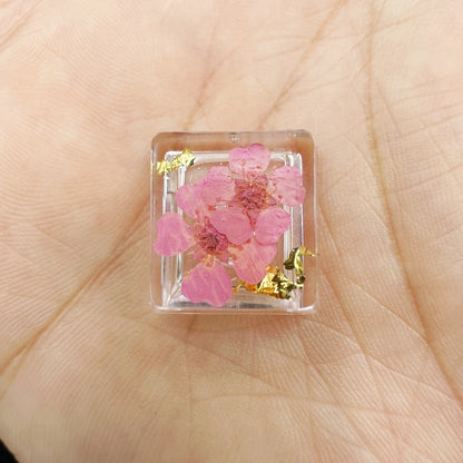 Resin Flower Artisan Accent Keycap (OEM Profile) 1 Piece