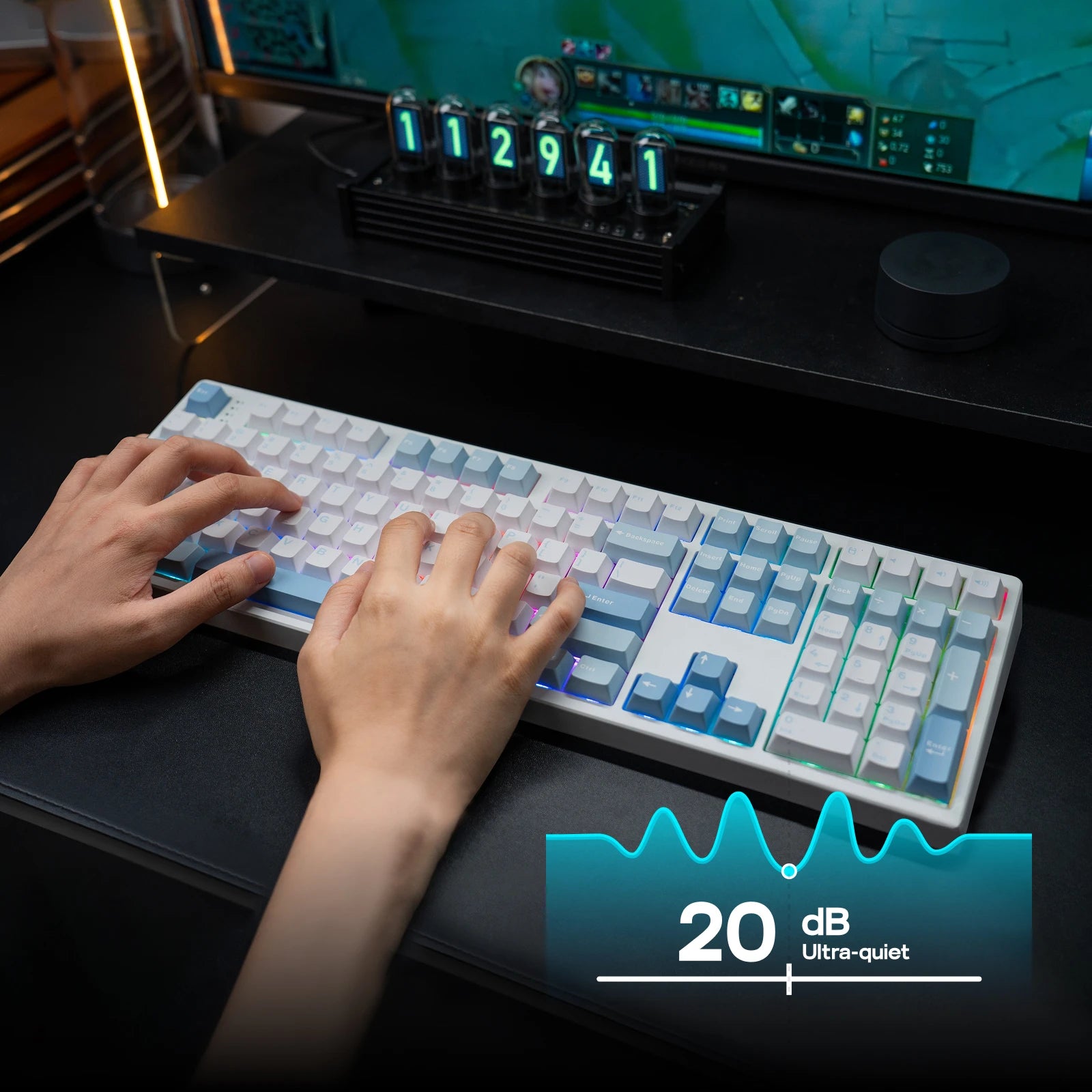 EPOMAKER TH108 Full Layout Gasket Mounted Wireless Keyboard