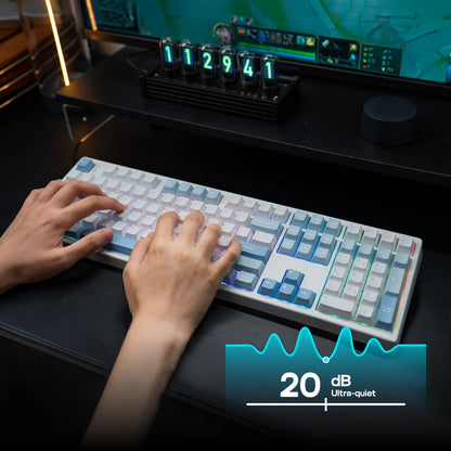 EPOMAKER TH108 Full Layout Gasket Mounted Wireless Keyboard