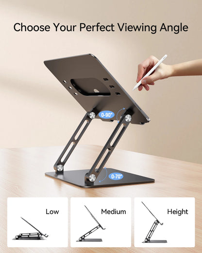 Laptop Riser 17 Inch Adjustable Aluminum Laptop Riser (10–17”) | SwitchSmiths