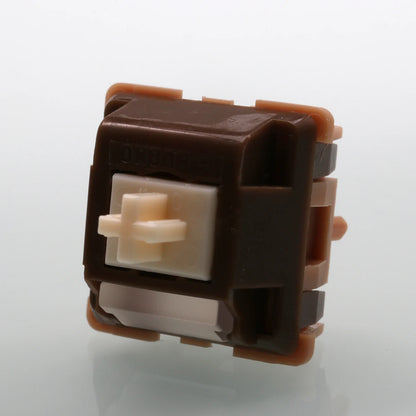 OEM: Huannuo Caramel Latte Switch V2 45g Linear Pre-lubed 5 Pin Switch