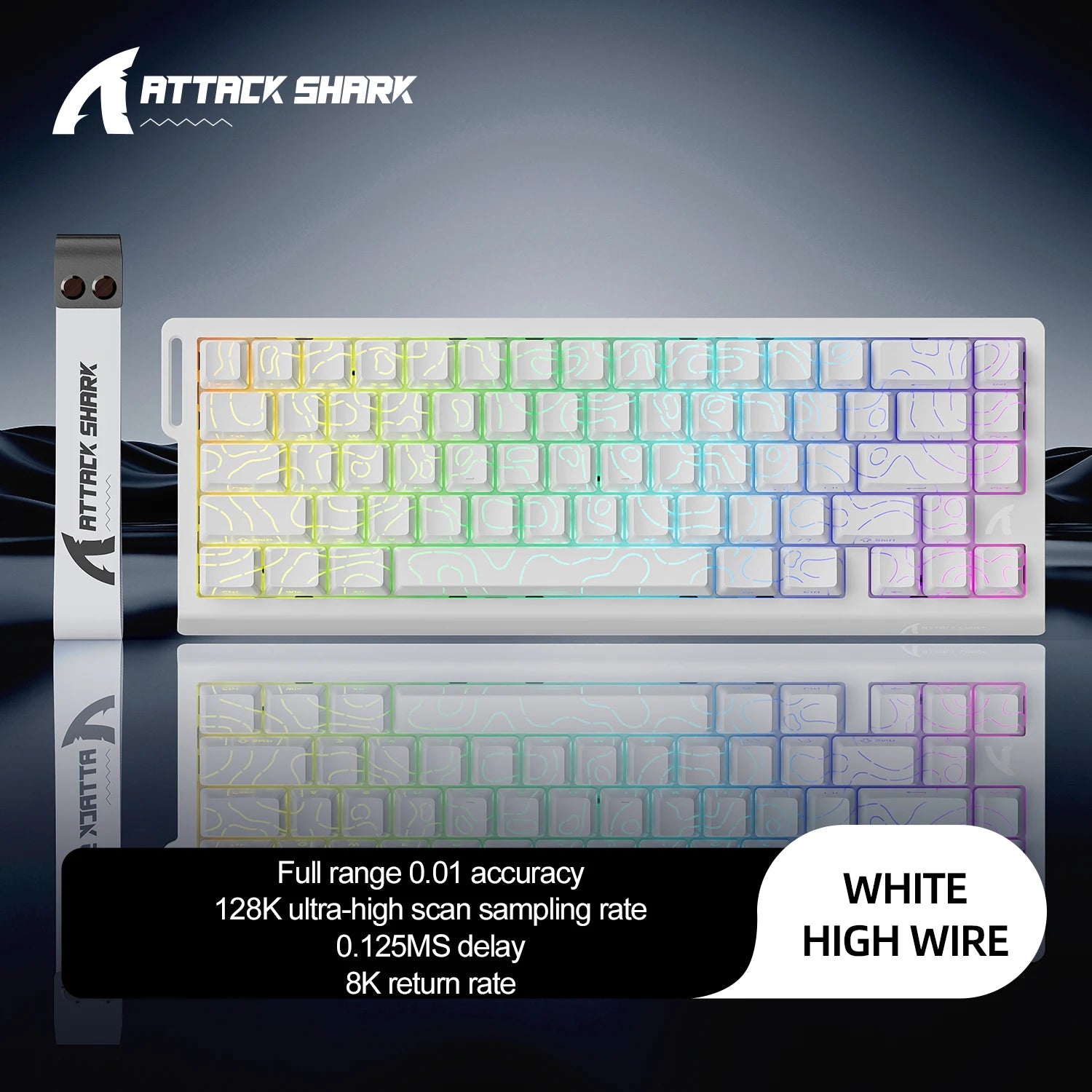 ATTACK SHARK X68HE Magnetic Rapid Trigger Keyboard