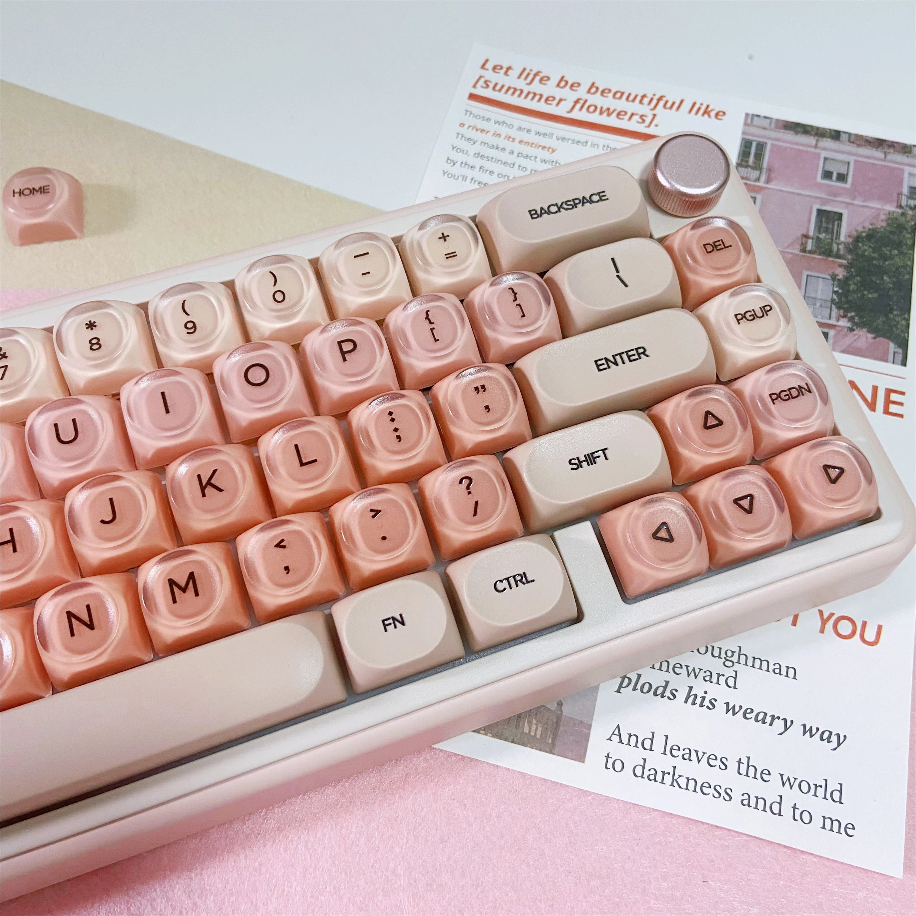 Foundation Jelly Crystal HOA Profile PBT Keycaps