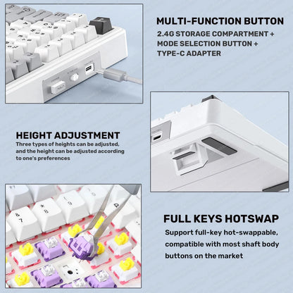 AULA F99 Wireless Gasket Mounted 96% Keyboard