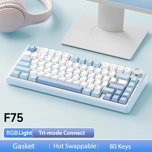 AULA F75 Wireless Gasket Mounted 75% Keyboard