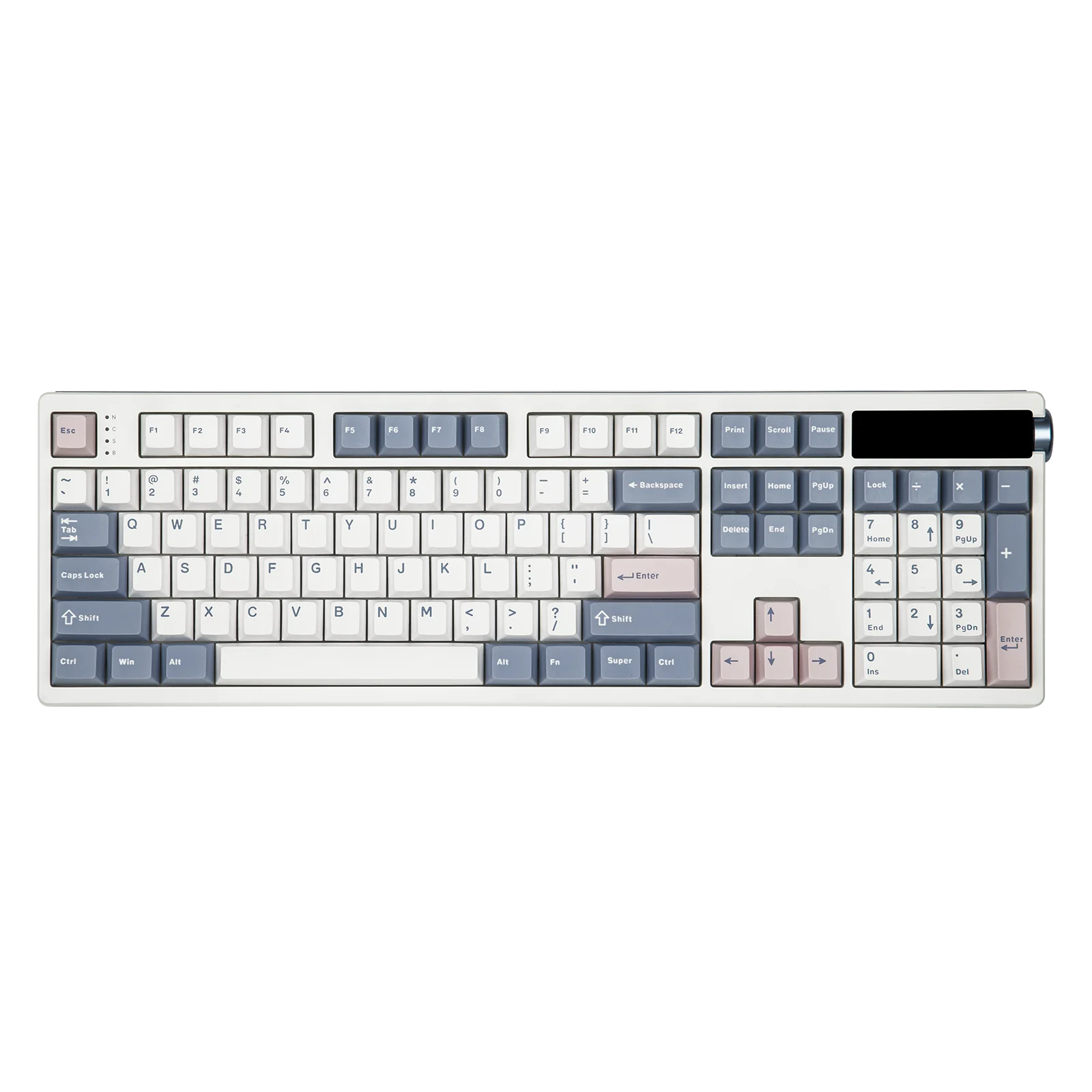 EPOMAKER TH108 PRO 100% Full-Sized Hot-Swap Wireless Keyboard with Screen &amp; Knob