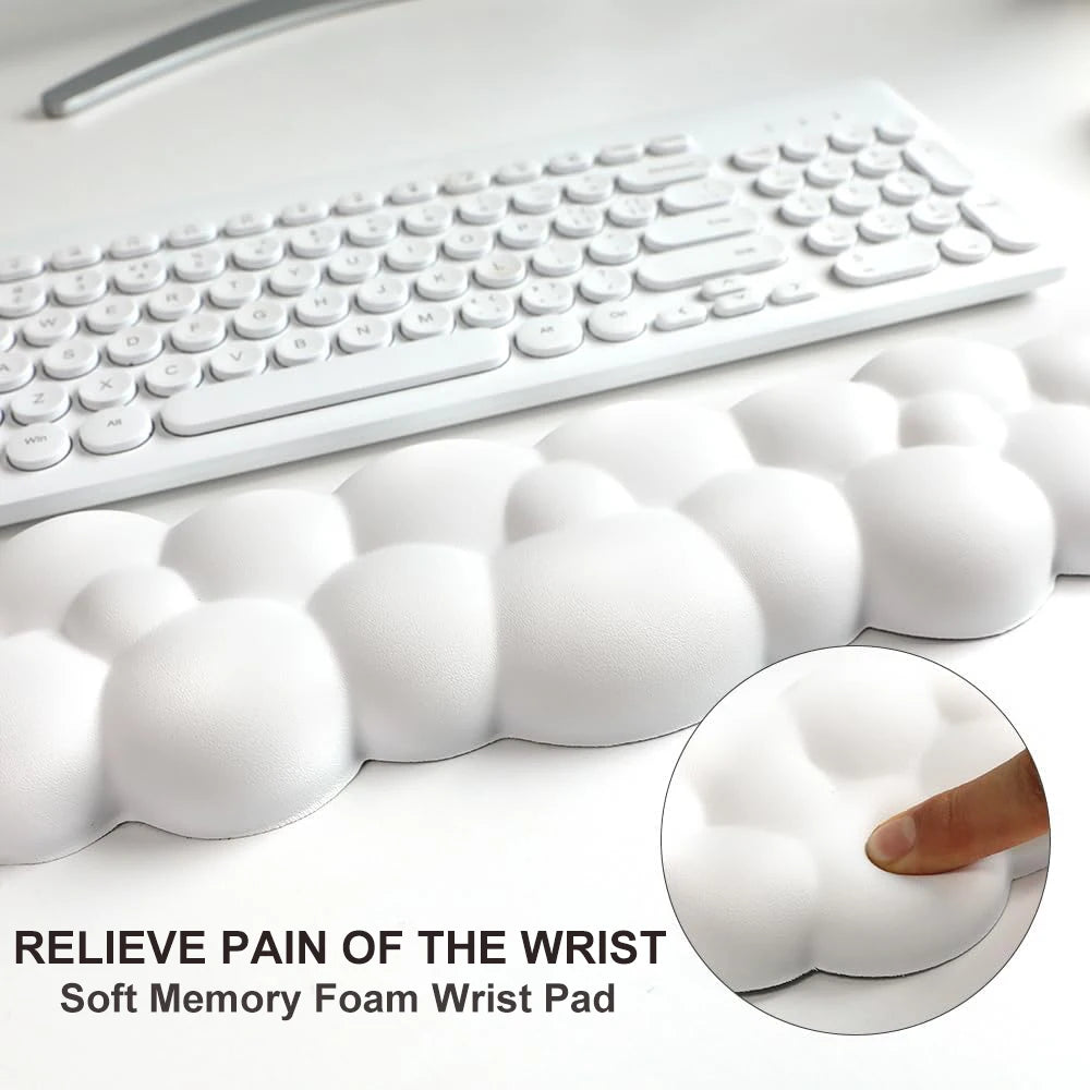 Cloud Wrist Rest for Keyboard & Mouse