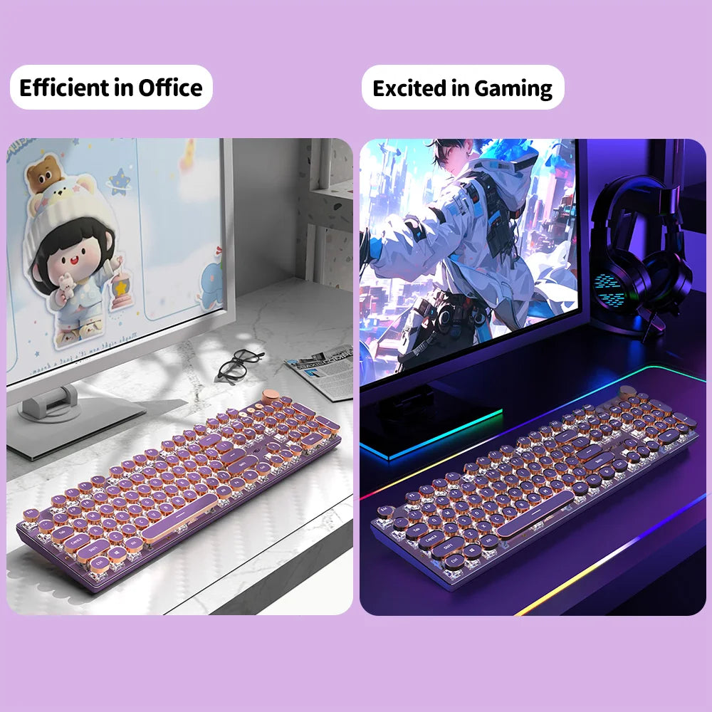 V20 Punk Mechanical Keyboard | Vintage Typewriter Style | SwitchSmiths