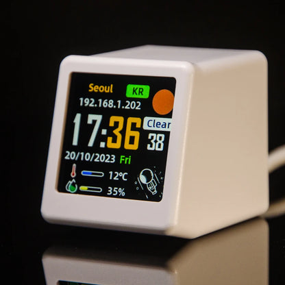 GeekMagic Ultra Smart Desk Display – Custom GIF Weather Clock