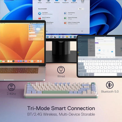 Redragon K673 PRO 75% Wireless Gasket Mounted Compact Keyboard