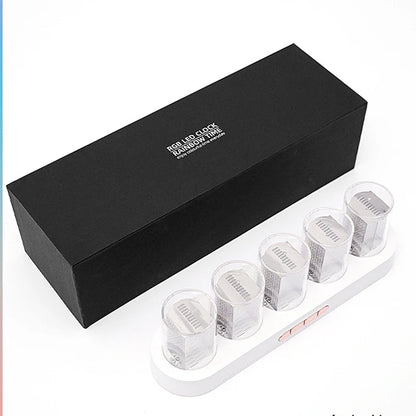 Digital Nixie Tube Clock with RGB LED Glow