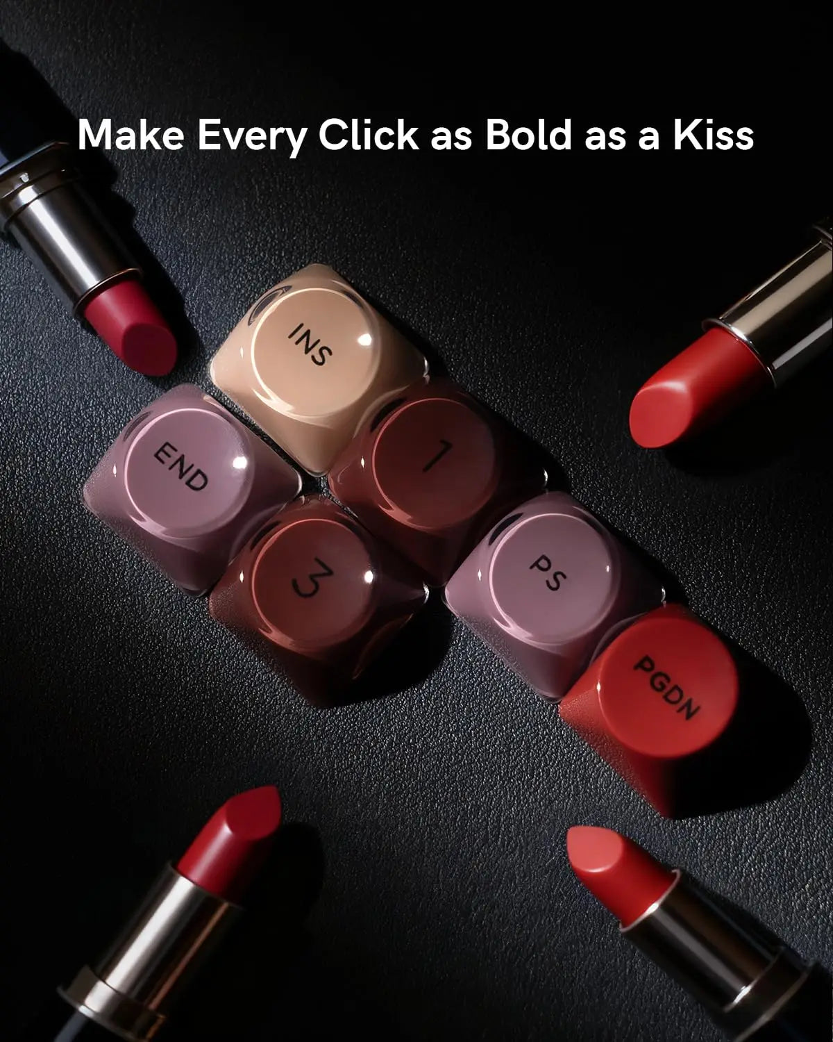 💄 Lipstick Jelly MOA PBT Keycap Set — Extended Compatibility Edition