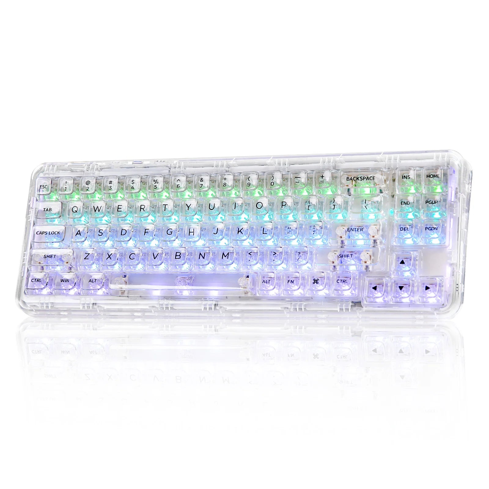 YUNZII X71 Wireless Gasket Mounted 68% Layout Transparent Keyboard