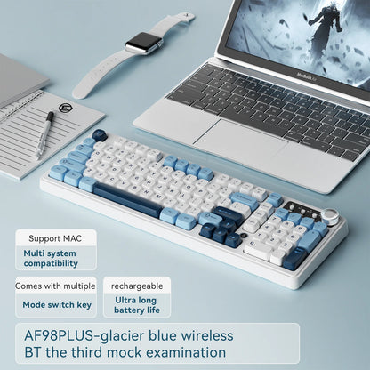 AJAZZ AF98 Wireless Tri-Mode Membrane Keyboard