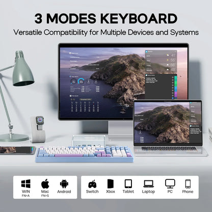 MechLands Blade101 Full Compact 96% Layout Gasket-Mount Wirless Aluminum Mechanical Keyboard