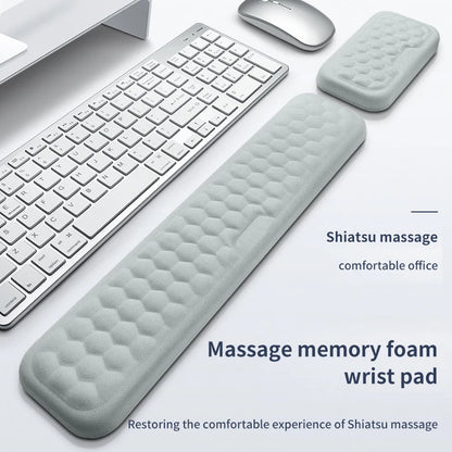 Ergonomic Keyboard &amp; Mouse Memory Foam Wrist Rest