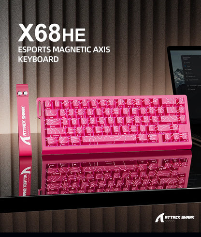 ATTACK SHARK X68HE Magnetic Rapid Trigger Keyboard