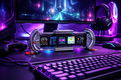 Orbit Panel Smart Customizable Times Gate Cyberpunk RGB Desk Display