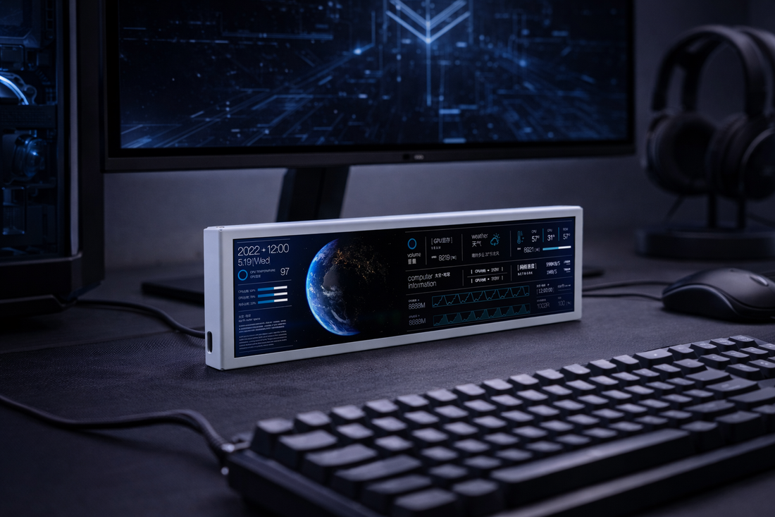 TURZX 9.2” USB PC Sensor Panel – Secondary Hardware Monitor Display