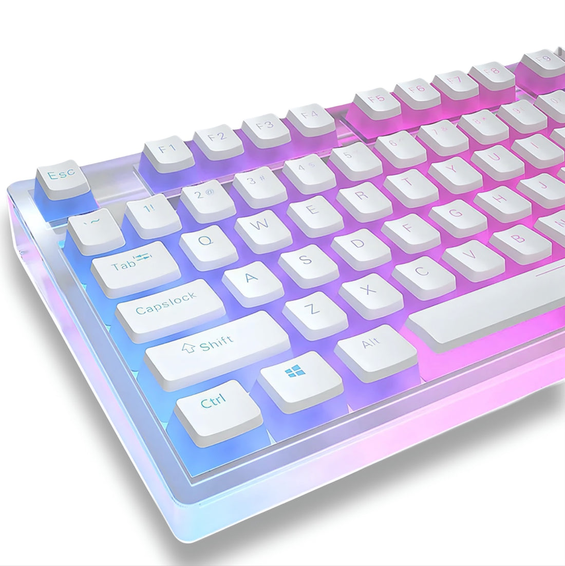 129 Key Pudding Keycap Set with OEM Profile with PBT Material